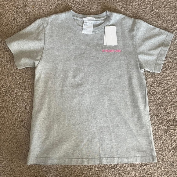 HELMUT LANG ｜ classic embroidered logo t-shirt 100%cotton - Picture 1 of 7